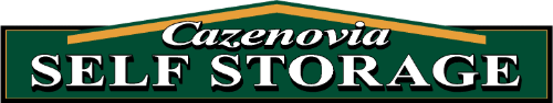 logo artwork that spells out Cazenovia Self Storage