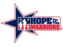 logo artwork for the hope for the warriors non-profit